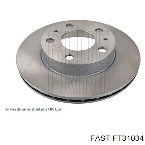 FT31034 Fast Tarcza hamulcowa przednia