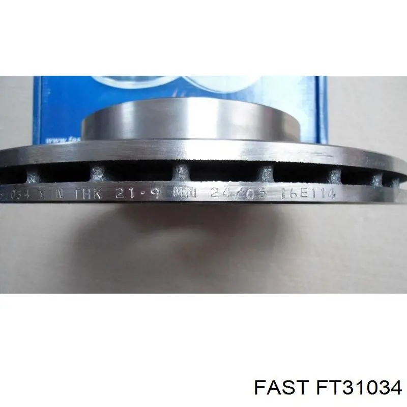 Tarcza hamulcowa przednia Fast FT31034 cena, od 54,25 USD