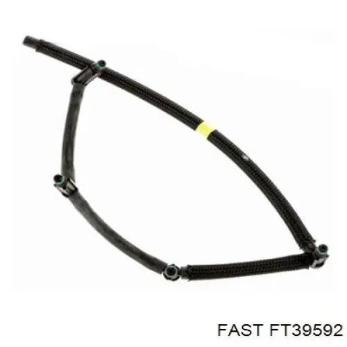 Do koszyka 9660777980 Peugeot/Citroen Rurka paliwa, zwrotna od wtryskiwaczy