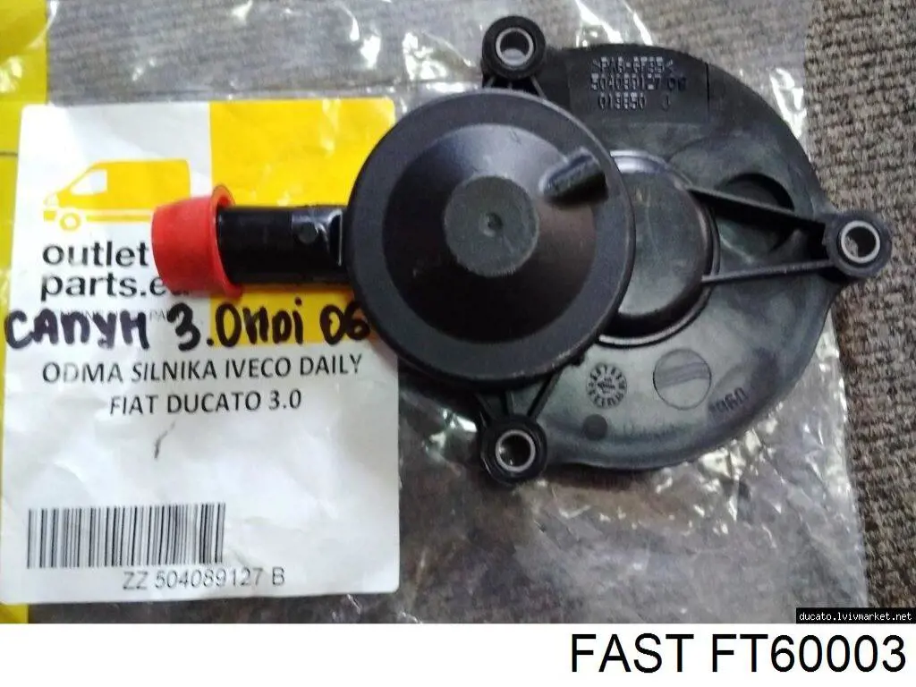 FT60003 Fast Pokrywa separatora oleju