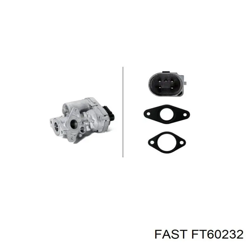 FT60232 Fast zawór recyrkulacji spalin egr