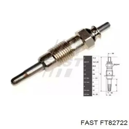 FT82722 Fast świeca żarowa