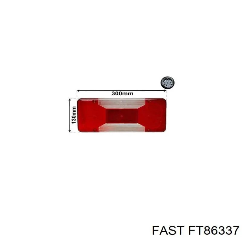 Do koszyka 5801631438 Iveco Lampa zespolona tylna lewa