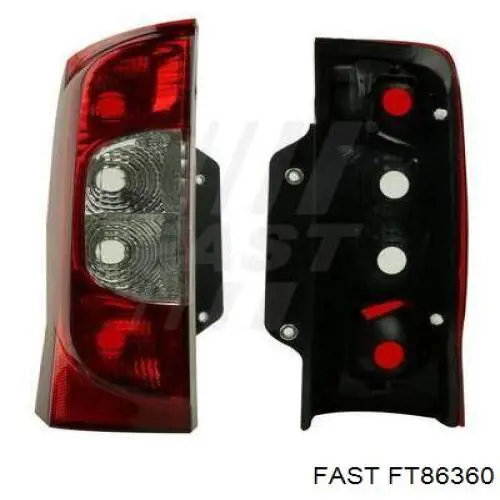 Do koszyka 5511944L5UE Depo/Loro Lampa zespolona tylna lewa