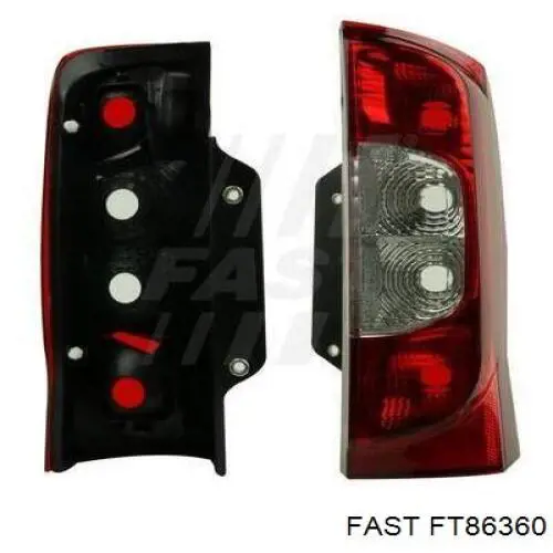 Lampa zespolona tylna lewa Depo/Loro 5511944L5UE cena, od 64,26 USD