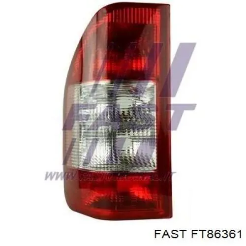 Lampa zespolona tylna prawa Fast FT86361 cena, od 67,58 USD
