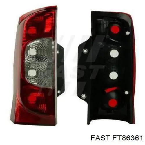 Do koszyka FT86361 Fast Lampa zespolona tylna prawa