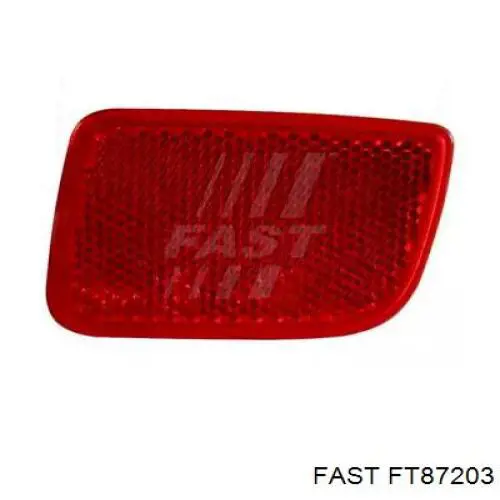 FT87203 Fast Lampa odblaskowa zderzaka tylnego prawa