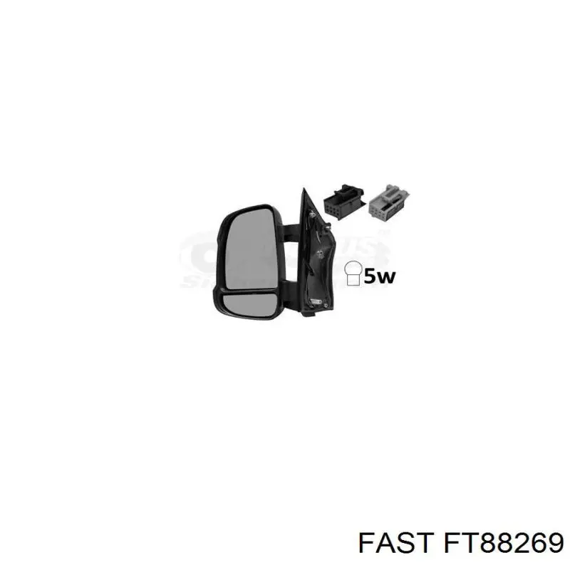 FT88269 Fast lusterko wsteczne lewe