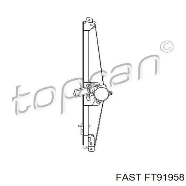 FT91958 Fast Mechanizm podnoszenia szyby drzwi przednich lewych