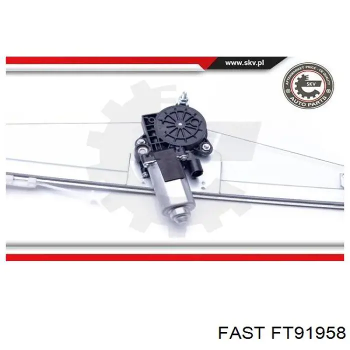 Mechanizm podnoszenia szyby drzwi przednich lewych Fast FT91958 cena, od 109,08 USD