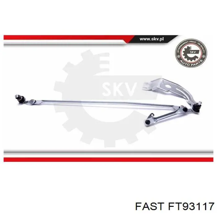 Mechanizm wycieraczek Fast FT93117 cena, od 61,25 USD