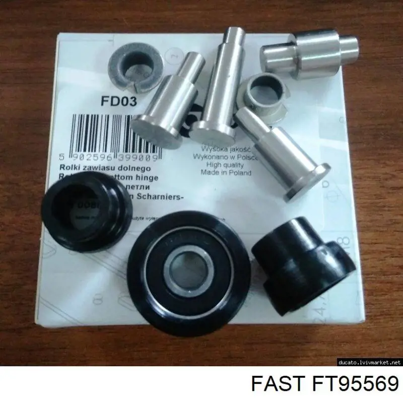 Rolka drzwi bocznych (przesuwnych) prawa dolna Fast FT95569 cena, od 19,26 USD