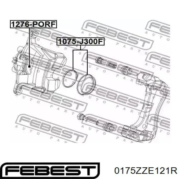 0447932120 Toyota Zestaw naprawczy zacisku hamulcowego tylnego