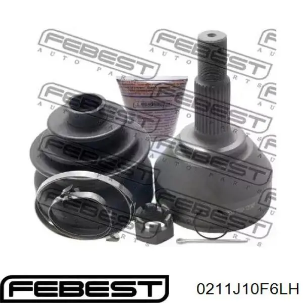 Przegub homokinetyczny wewnętrzny przedni lewy Nissan/Infiniti 39711JD24B cena, od 105,67 USD