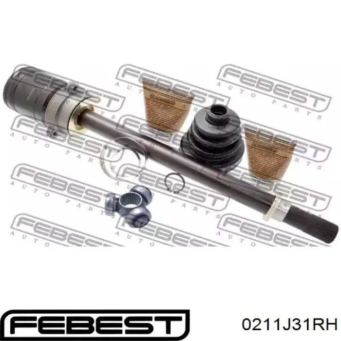 Do koszyka 3977132U05 Nissan/Infiniti Przegub homokinetyczny wewnętrzny przedni prawy