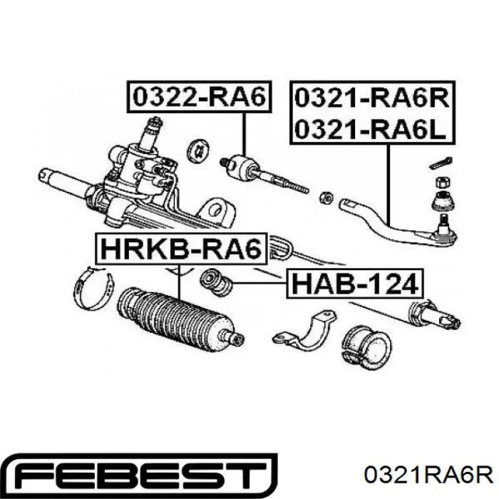 53540S4X003 Honda końcówka drążka kierowniczego zewnętrzna