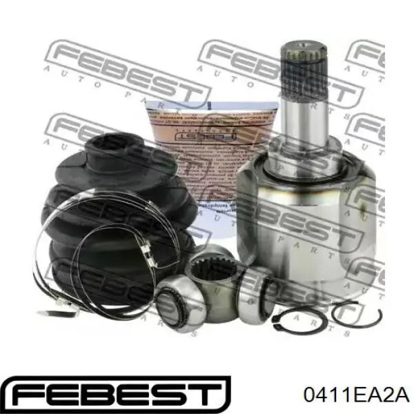 Przegub homokinetyczny przedni wewnętrzny Febest 0411EA2A cena, od 217,22 USD