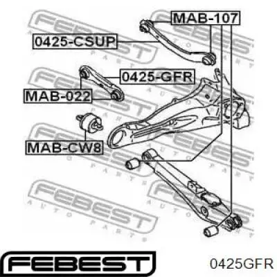 Drążek poprzeczny zawieszenia tylnego Febest 0425GFR cena, od 39,38 USD