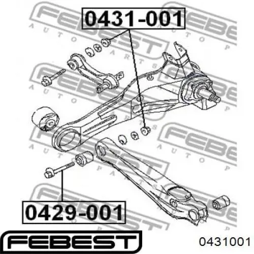 Śruba (nakrętka) mocowania Mitsubishi MU435005 cena, od 1,82 USD