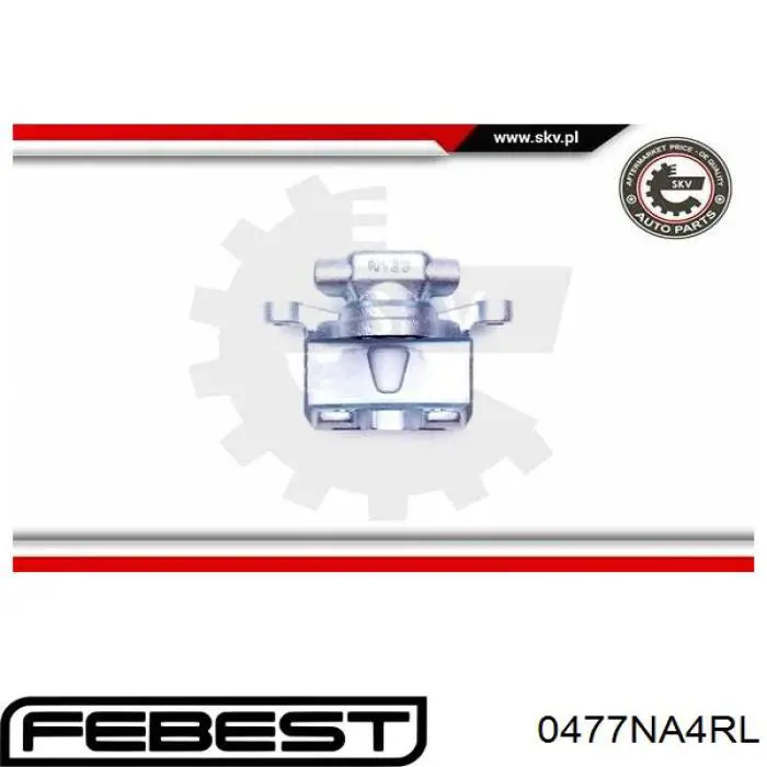 Zacisk hamulcowy tylny lewy Q0960026 Q-fix