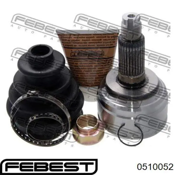 Przegub homokinetyczny przedni zewnętrzny Febest 0510052 cena, od 49,11 USD