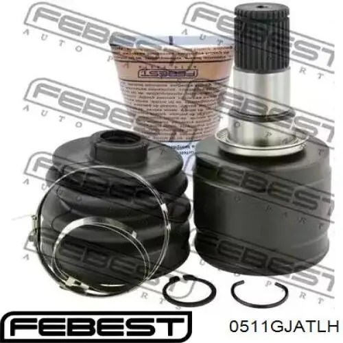 Do koszyka FTB122620 Mazda Przegub homokinetyczny wewnętrzny przedni lewy