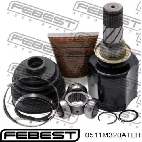 Do koszyka GG2522620 Mazda Przegub homokinetyczny wewnętrzny przedni lewy