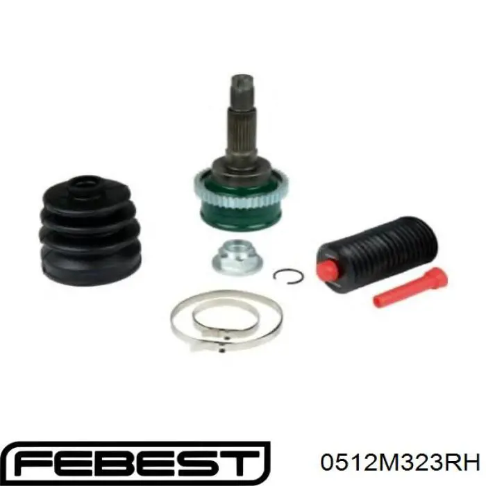 Wał napędowy półosi pośredni Febest 0512M323RH cena, od 190,25 USD