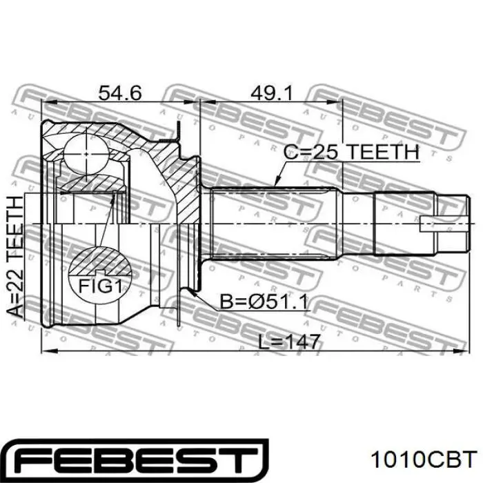 Przegub homokinetyczny przedni zewnętrzny Q-fix Q1311515 cena, od 41,78 USD