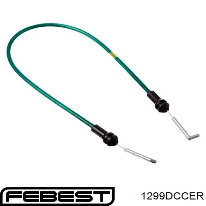 Linka (cięgno) otwierania zamka drzwi przednich lewych Febest 1299DCCER cena, od 7,24 USD
