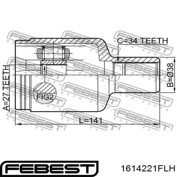 Do koszyka Q1311599 Q-fix Półoś napędowa przednia lewa