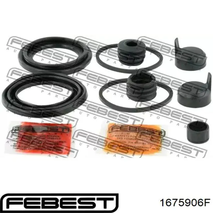 Zestaw naprawczy zacisku hamulcowego przedniego Febest 1675906F cena, od 14,04 USD