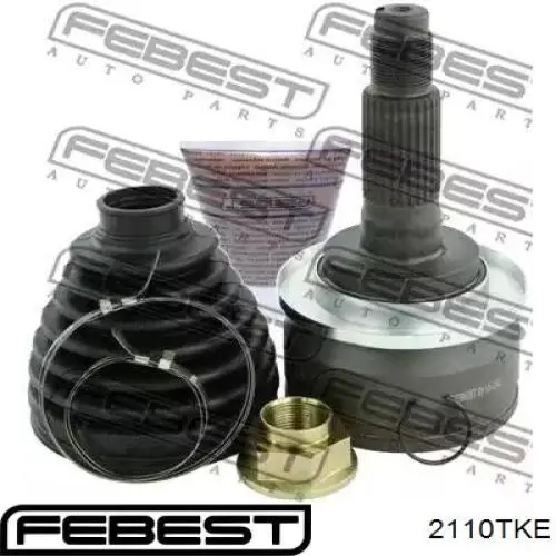 Przegub homokinetyczny przedni zewnętrzny Febest 2110TKE cena, od 51,05 USD