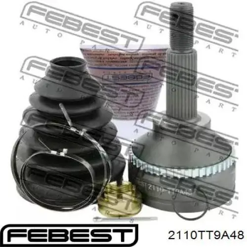 Przegub homokinetyczny przedni zewnętrzny Febest 2110TT9A48 cena, od 56,09 USD
