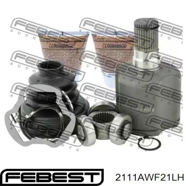 Przegub homokinetyczny przedni zewnętrzny Febest 2111AWF21LH cena, od 43,89 USD