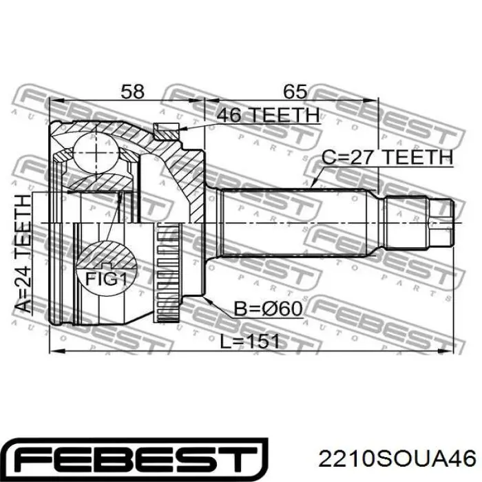 Przegub homokinetyczny przedni zewnętrzny Japan Parts GIH37 cena, od 49,23 USD