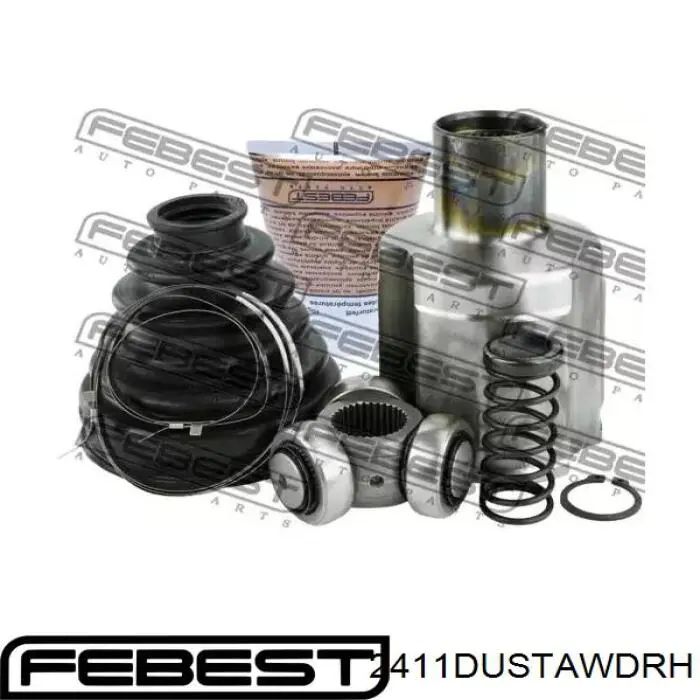 Przegub homokinetyczny wewnętrzny przedni prawy Febest 2411DUSTAWDRH cena, od 50,39 USD