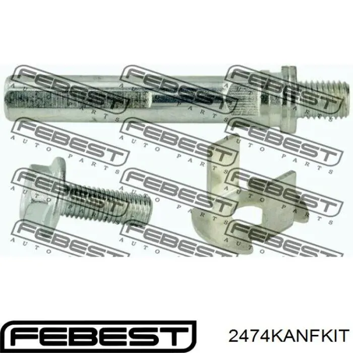 Prowadnica zacisku przedniego Peugeot 206 (2D)