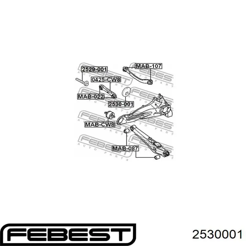 518130 Peugeot/Citroen Podkładka śruby mocowania tylnego wahacza dolnego, wewnętrzna
