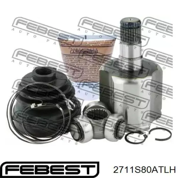 Przegub homokinetyczny wewnętrzny przedni lewy Febest 2711S80ATLH cena, od 53,59 USD
