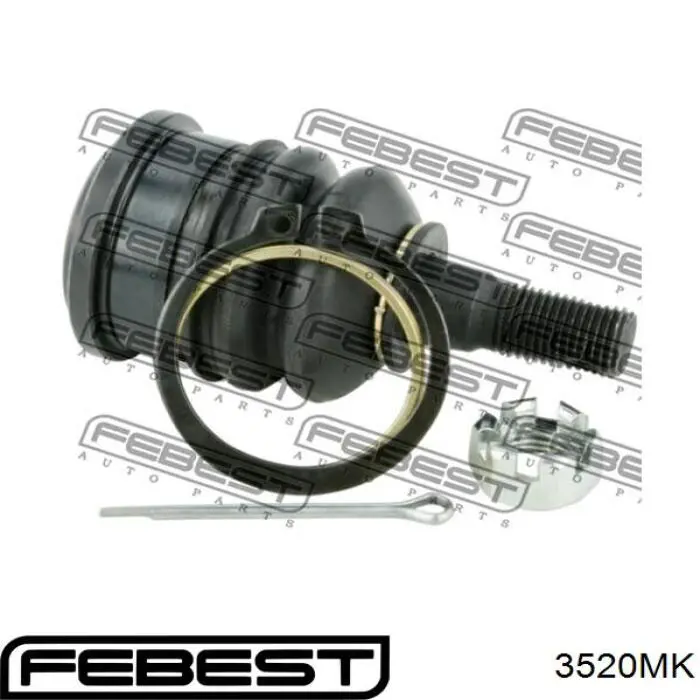 Sworzeń wahacza dolny Febest 3520MK cena, od 13,69 USD