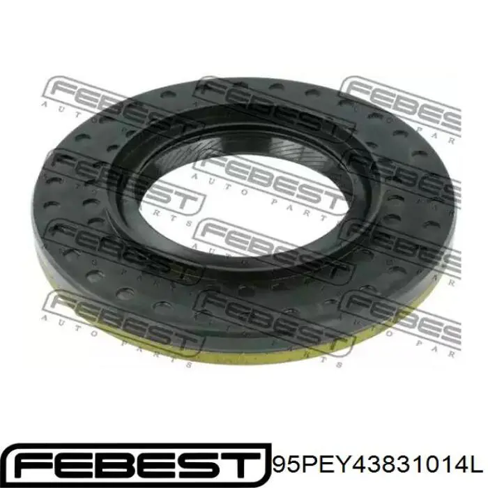 Uszczelniacz półosi lewej mostu przedniego Febest 95PEY43831014L cena, od 15,28 USD