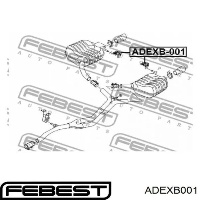 Poduszka mocowania tłumika Audi A6 (4G2)