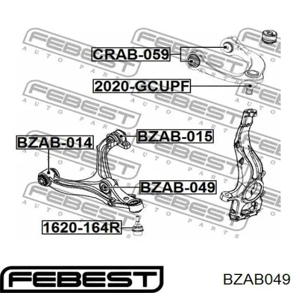 Do koszyka A1663330214 Mercedes Silentblock przedniego wahacza dolnego