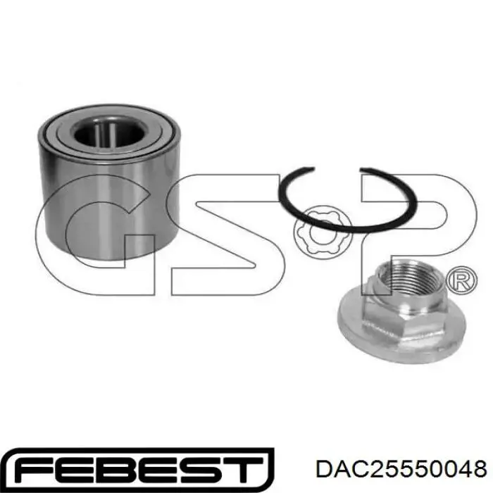Lożysko piasty tylnej Febest DAC25550048 cena, od 29,73 USD