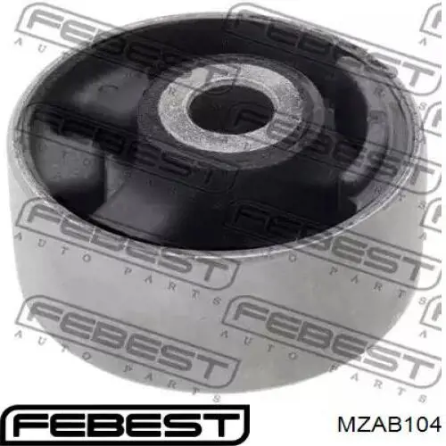 Do koszyka GP9A2869XA Mazda Silentblock trawersu do mocowania tylnego reduktora tylny