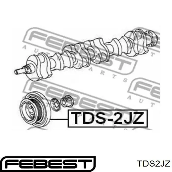 Do koszyka 1340746020 Toyota Koło pasowe wału korbowego