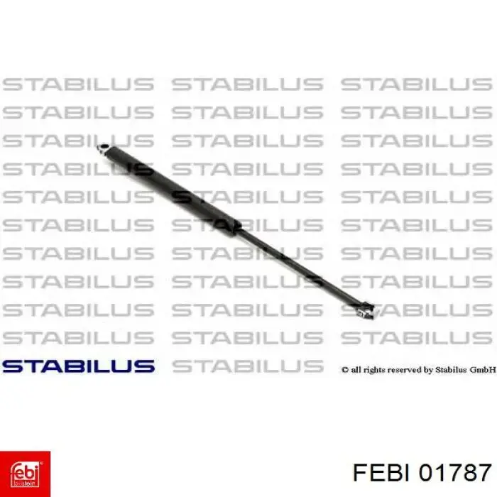 Do koszyka 01787 Febi Amortyzator klapy bagażnika (3/5 drzwi-tylnych)