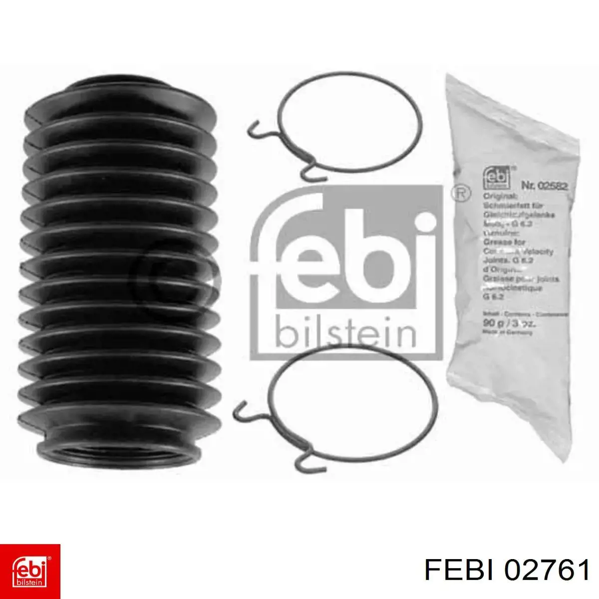 Osłona mechanizmu kierowniczego (maglownicy) Febi 02761 cena, od 9,23 USD